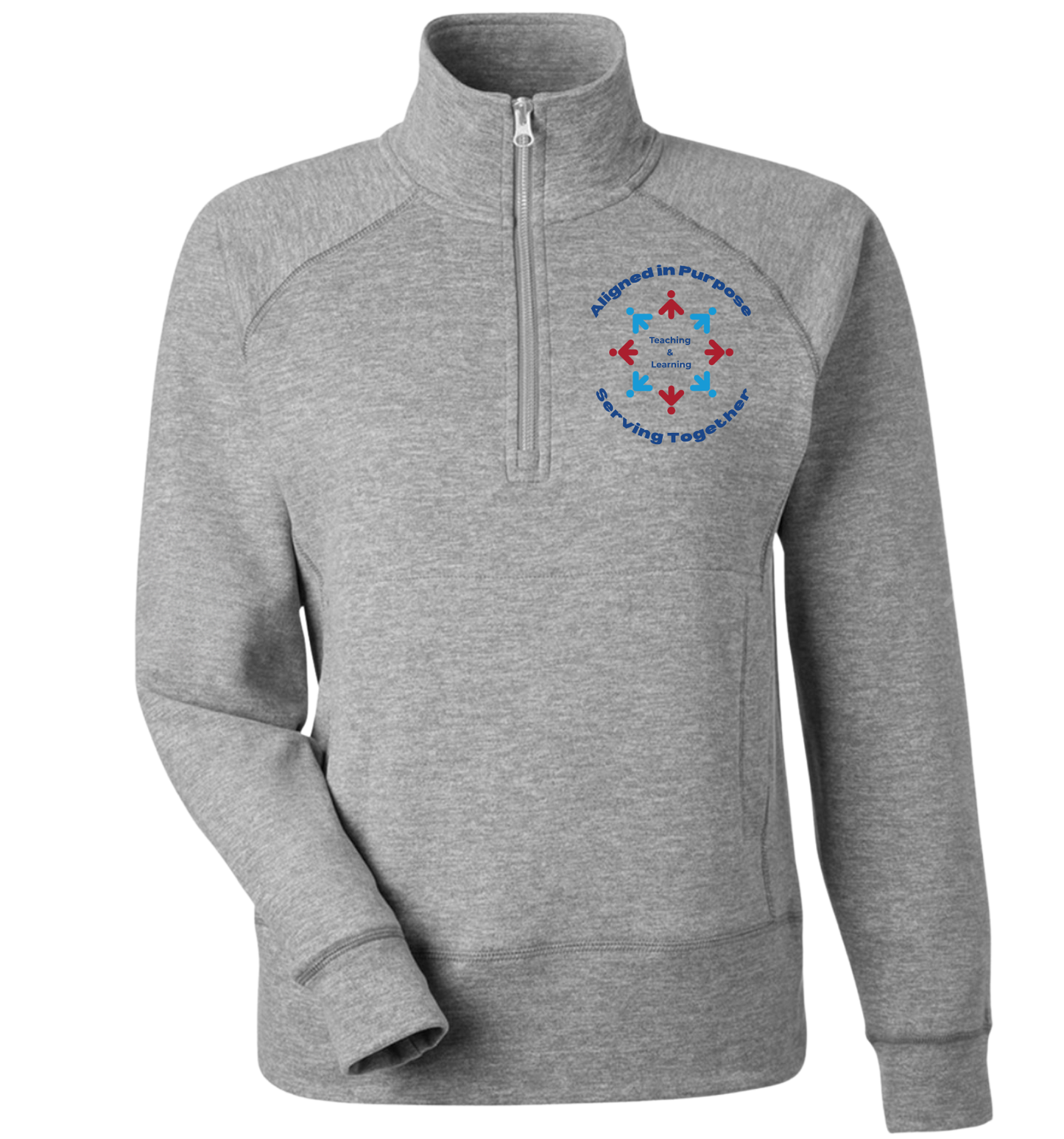 LAS Women's Fleece Quarter-Zip Sweatshirt