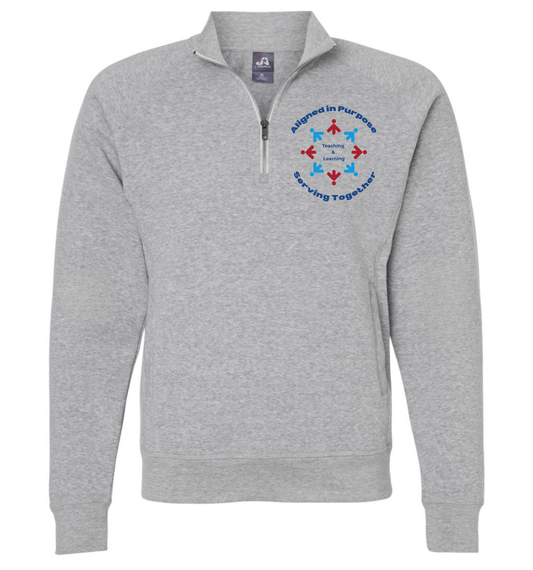 LAS Men's Triblend Quarter-Zip Sweatshirt