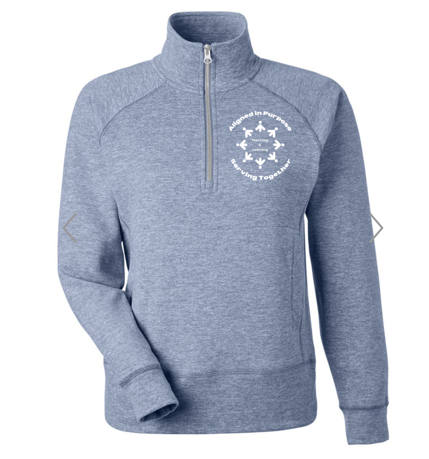 LAS Women's Fleece Quarter-Zip Sweatshirt