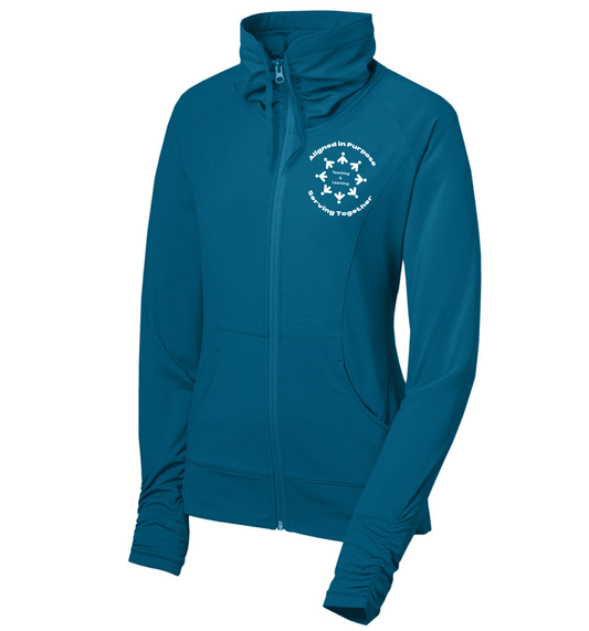LAS Sport-Tek® Women's Sport-Wick® Stretch Full-Zip Jacket