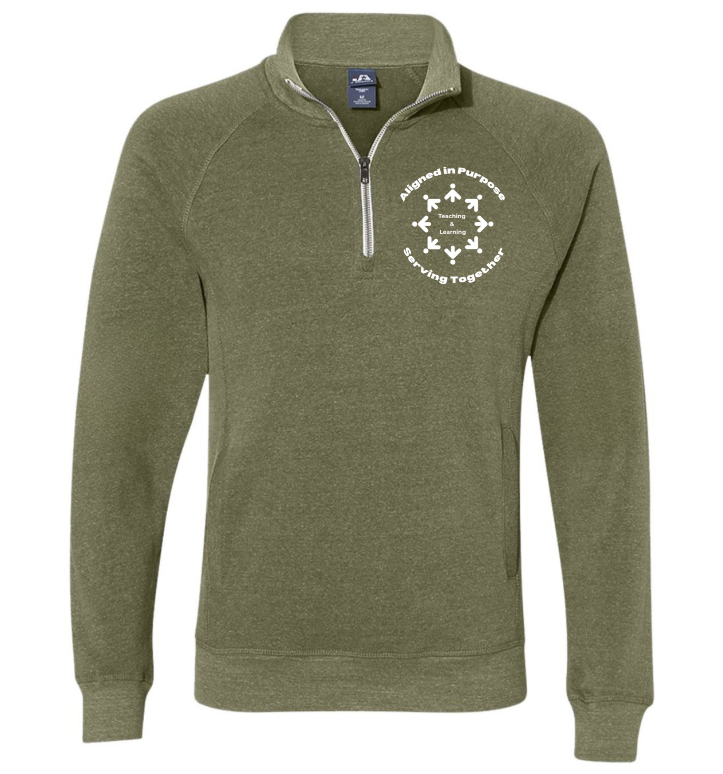 LAS Men's Triblend Quarter-Zip Sweatshirt
